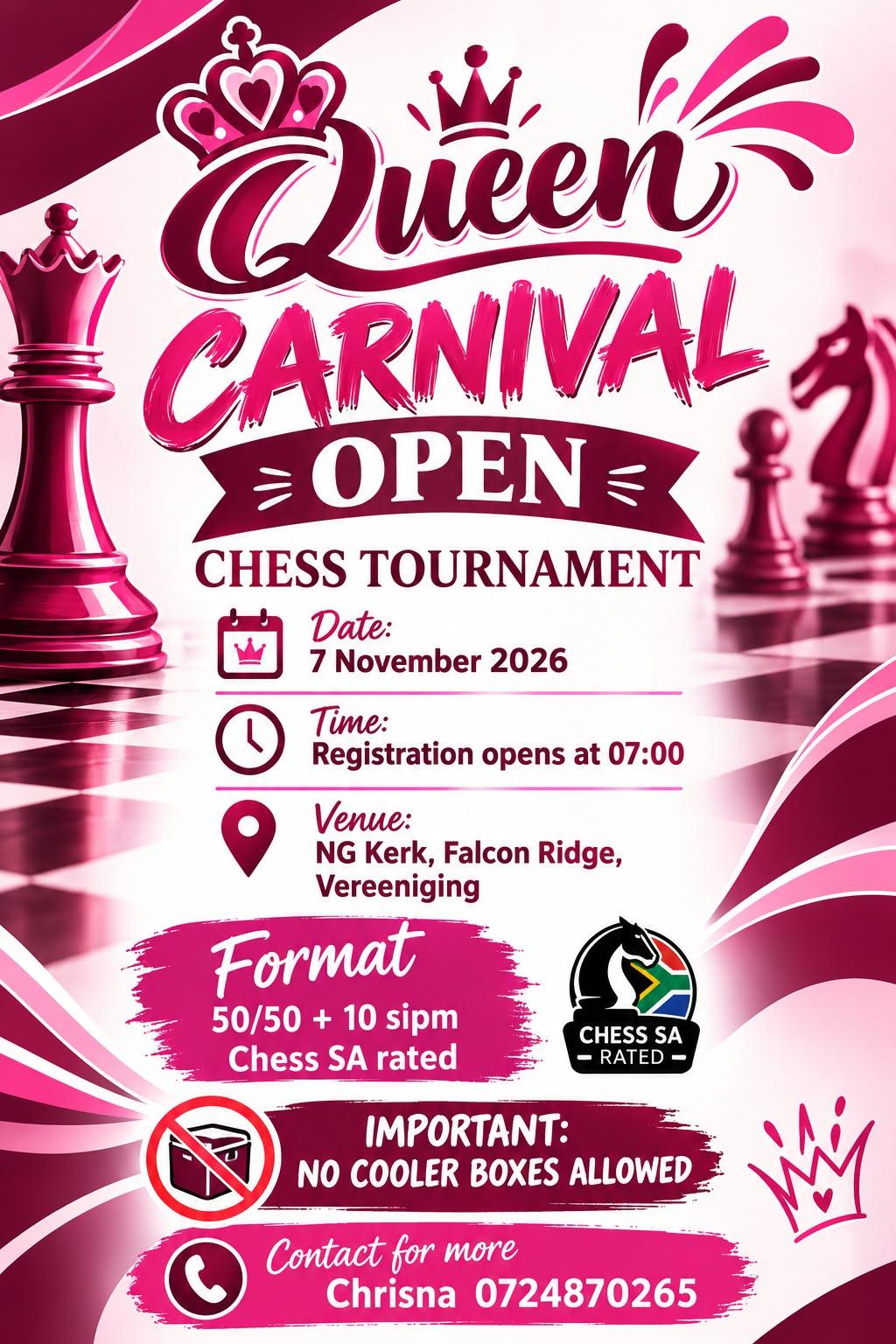 Queen Carnival Open Chess Tournament