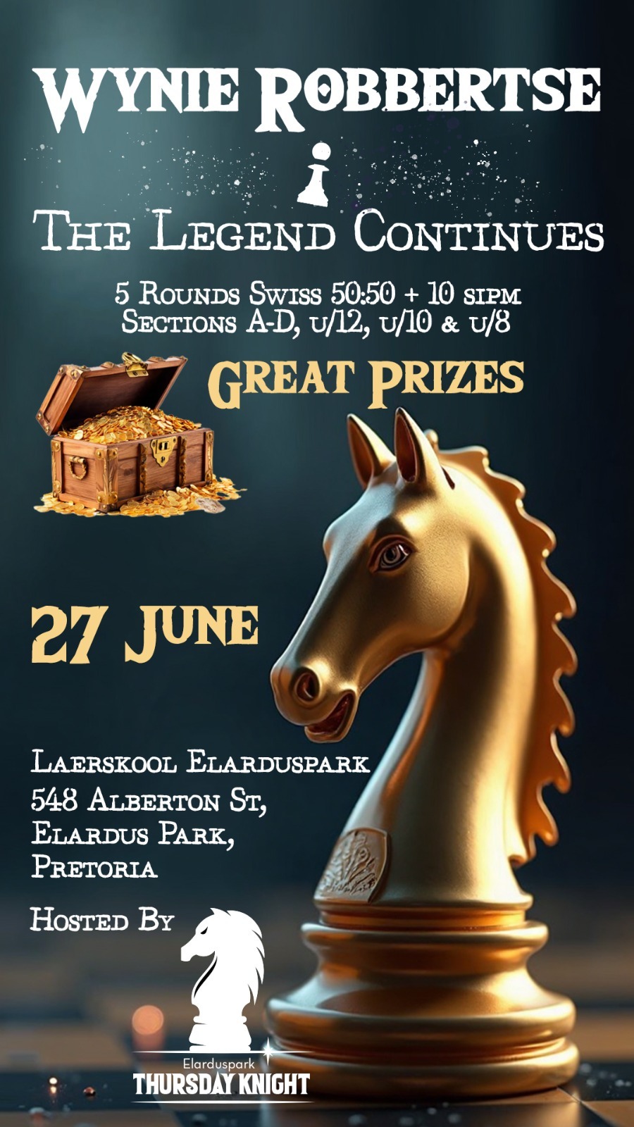 2026 Wynie Robbertse Open Chess Tournament