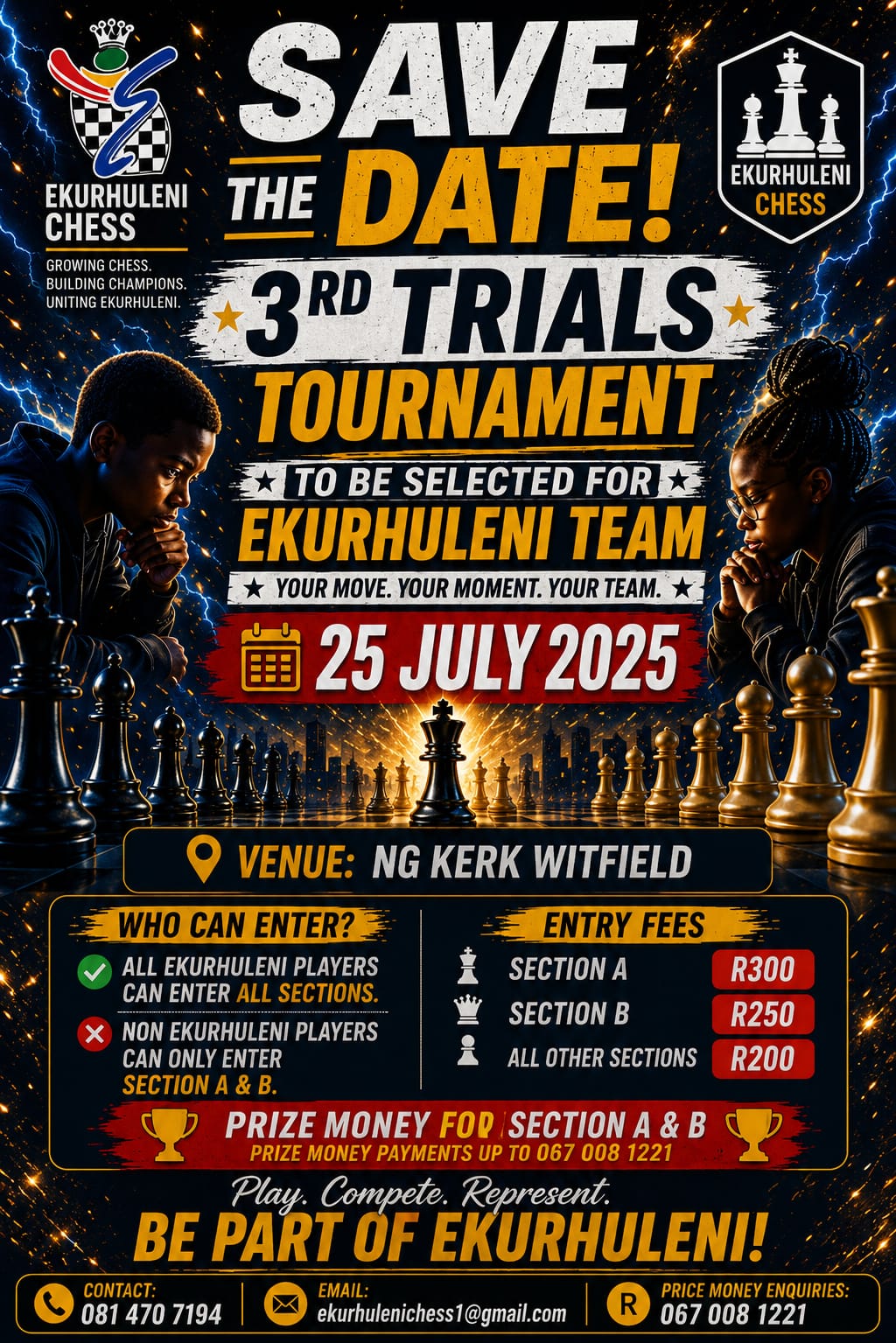 Ekurhuleni Chess 3rd Team Trials